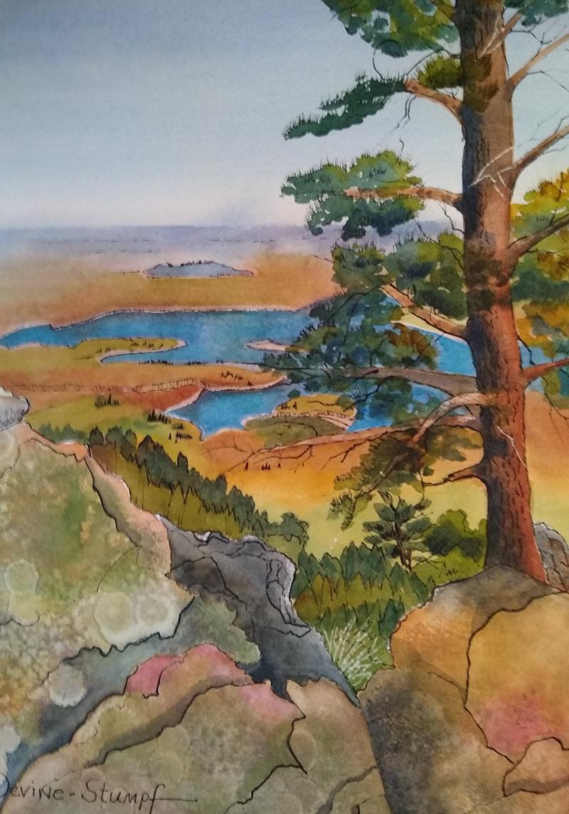 View from Arthurs Rock